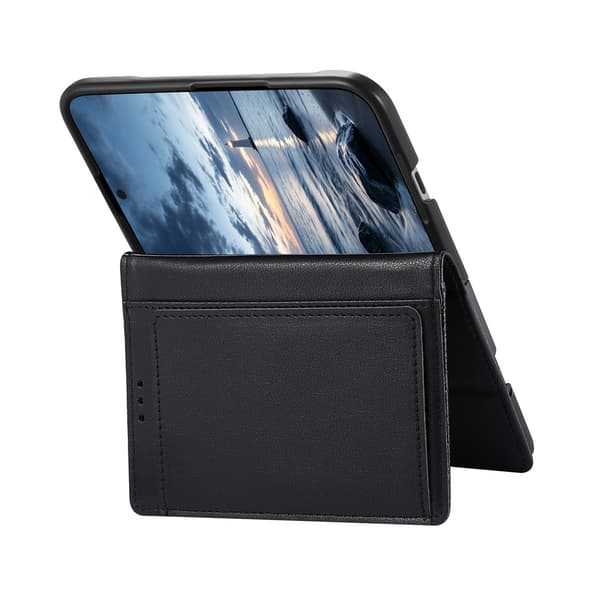 SKALO Big Wallet Mandala Flip Cover til iPhone Duo - Sort Black