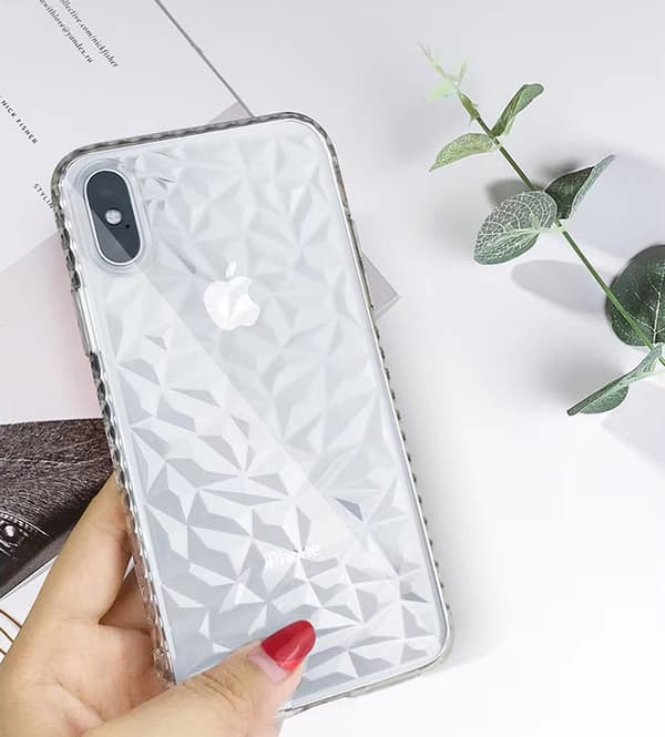 Extra tåligt 3D Diamant TPU iPhone 7/8 Pink