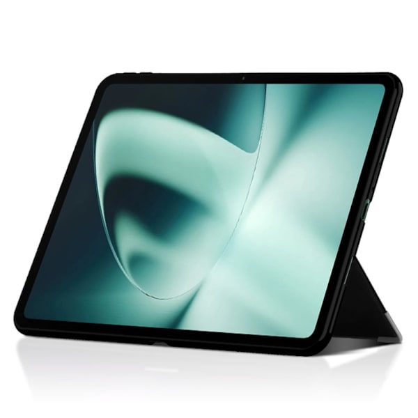 SKALO OnePlus Pad PU-læderetui med stativ - Sort Black