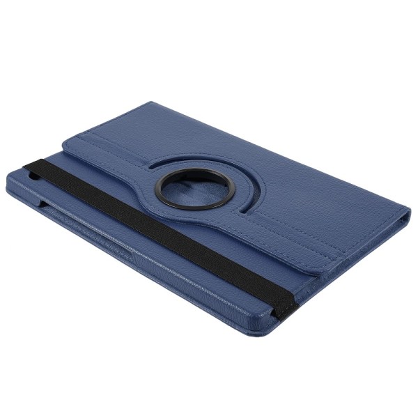 SKALO Samsung Tab A8 10.5 (2021/2022) 360 Litchi Suojakotelo - T Dark blue