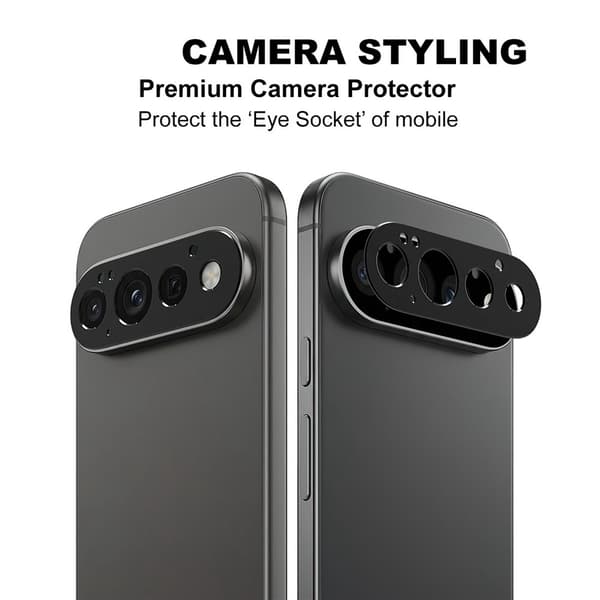 IMAK Kamerabeskyttelse i metal til Google Pixel 11 Pro - Sort Black