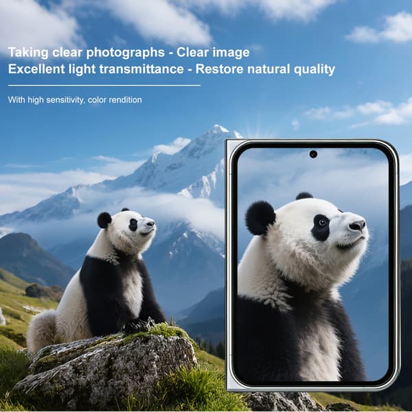 IMAK Kameraskydd Härdat Glas för iPhone Duo - Transparent Transparent