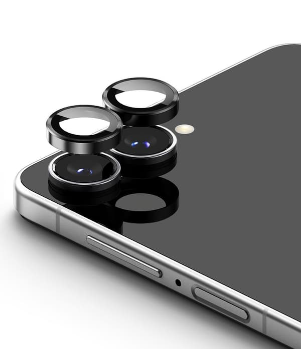 2-KPL Ringke Camera Frame Protector Kamerasuoja sopii Samsung Galaxy Z Flip8 - Musta Black