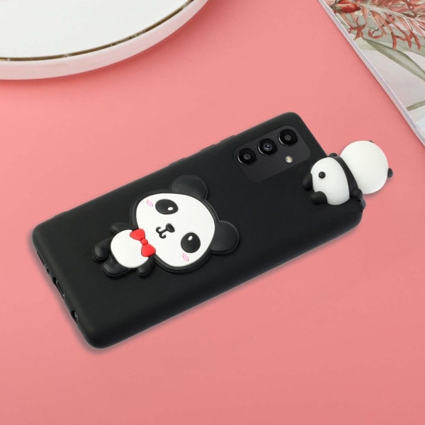 SKALO Samsung A14 4G/5G 3D Cartoon Cover Black