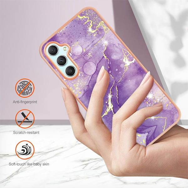 SKALO Samsung A25 5G Marmor TPU-cover - #1 Multicolor