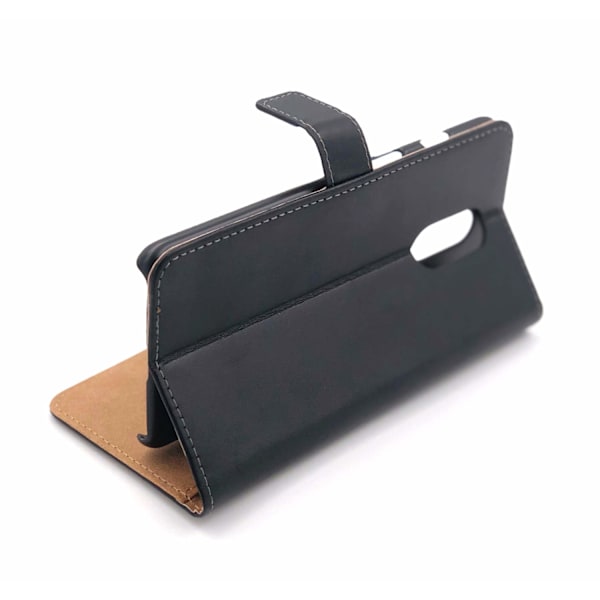 Plånboksfodral Äkta Skinn Oneplus 7 Brown