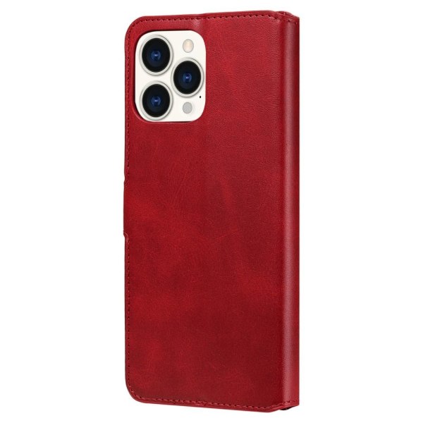 SKALO iPhone 13 Pro Max Classic -lompakkokotelo - punainen Red