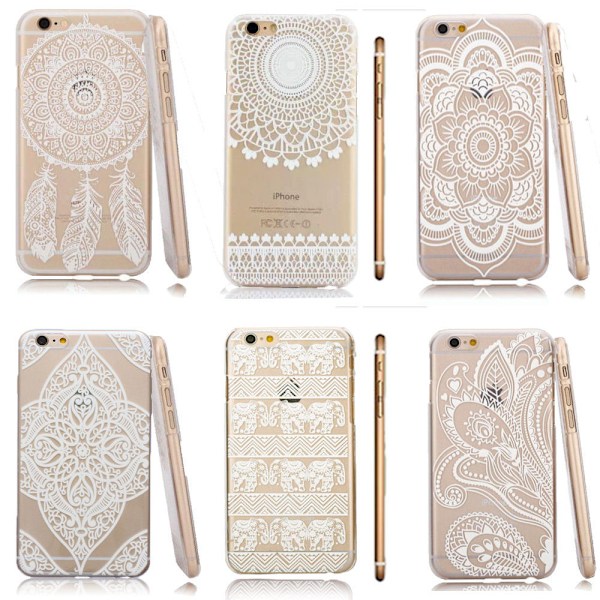 Mandala Skal till iPhone 6/6S - Olika motiv MultiColor #5