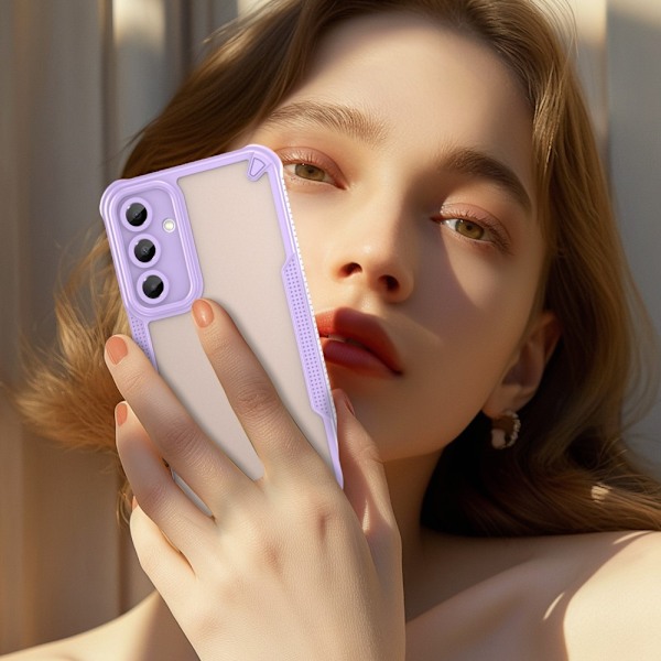 SKALO Samsung A16 Armor Hybrid Frosted Cover - Lilla Purple