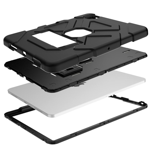 SKALO iPad Air (2020/2022) Extra Shockproof Armor Iskunkestävä kuori - Musta Black