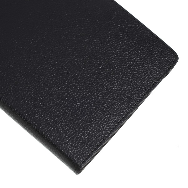 SKALO Samsung Tab S6 Lite 360 Litchi Flip Cover - Sort Black