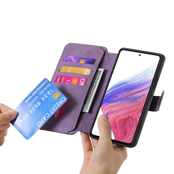 SKALO Samsung S25 Edge CASENEO MW-03 Flip Cover - Lilla Purple