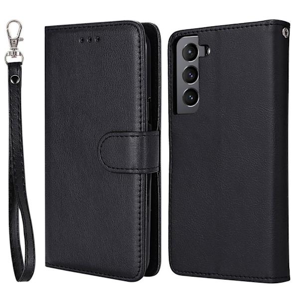 SKALO Samsung S22 Magnetskal/plånbok "2 i 1" - Svart Svart