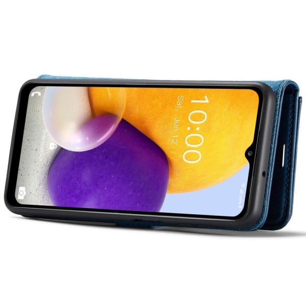 DG MING Samsung A13 4G 2-i-1 Magnet Plånboksfodral - Blå Blå