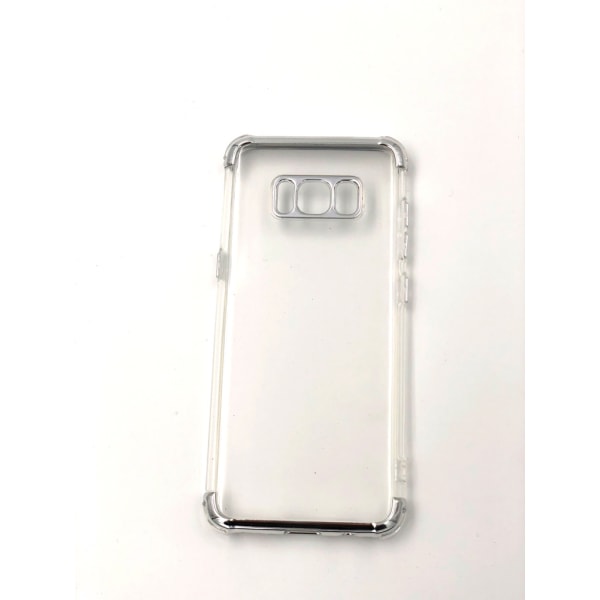 Extra tåligt design TPU | färgade kanter Samsung S8+ - fler färg Silver