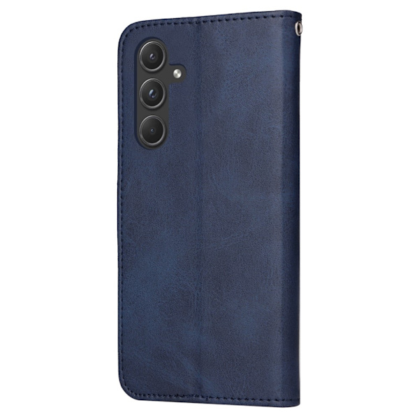 SKALO Samsung A55 5G PU-læder Pungetui - Vælg farve Blue
