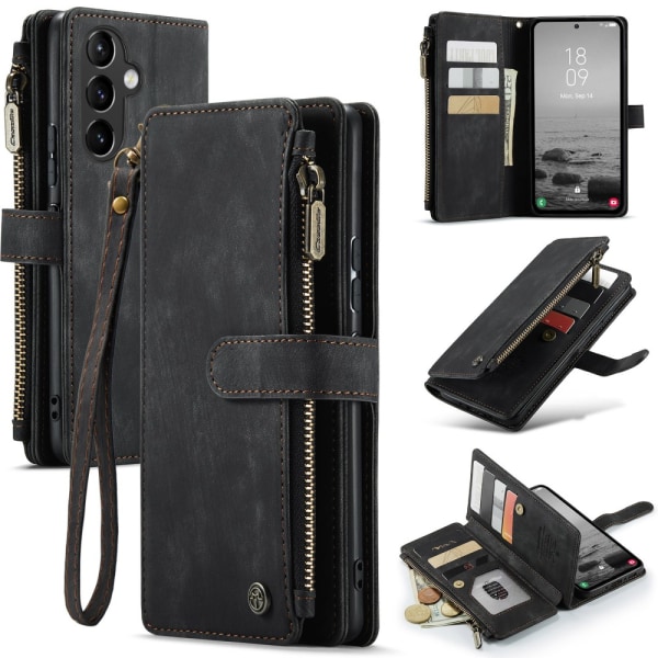 CaseMe Samsung A54 5G CaseMe Big Wallet Pungetui - Sort Black