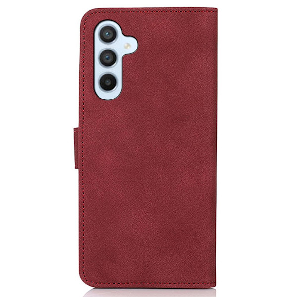 SKALO Samsung S24 KHAZNEH Pungetui i PU-læder - Rød Red