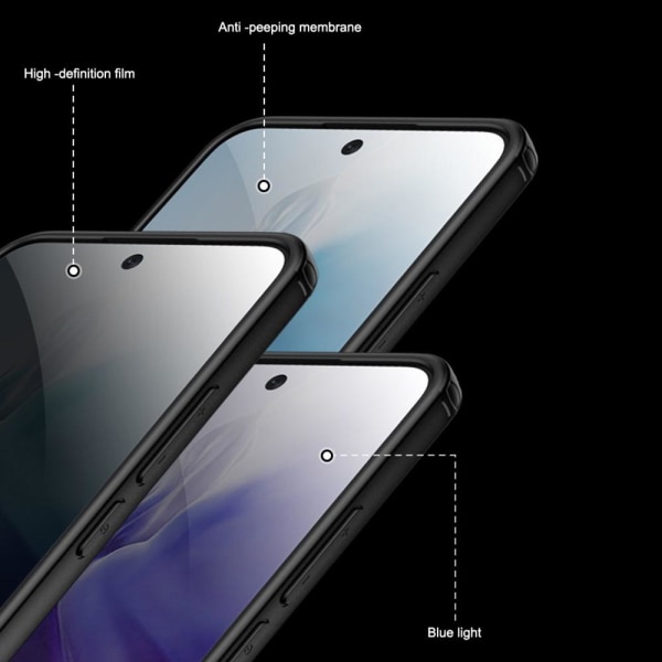 SKALO Xiaomi 13 5G TPU hybrid magnetisk ring Cover - Sort Black