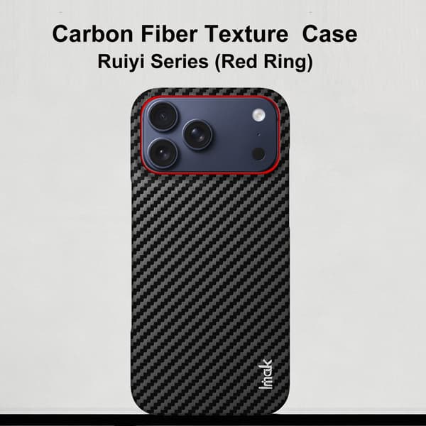 IMAK Ruiyi Series Cover til iPhone 18 Pro - Sort Black