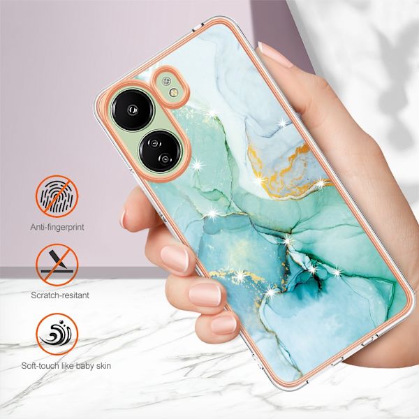 SKALO Xiaomi Redmi 13C 4G Marmor TPU-cover - #2 Multicolor