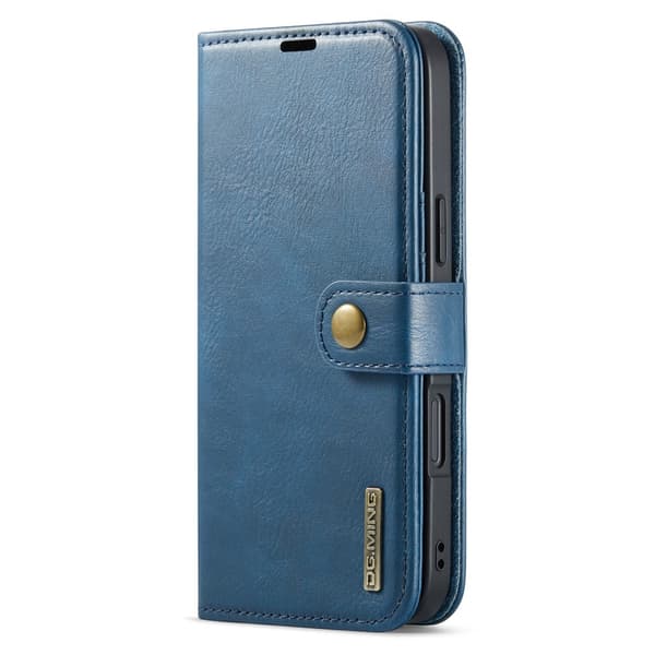 DG MING iPhone 16 2-i-1 Magnet Pungetui - Blå Blue