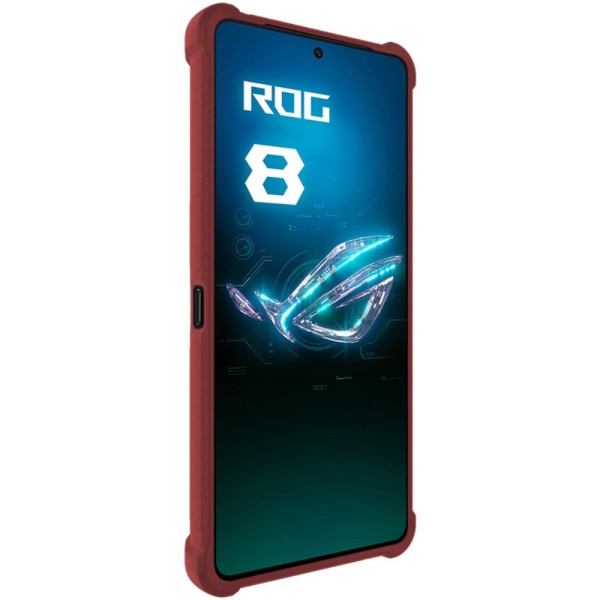 IMAK  Asus ROG Phone 8 Pro 5G Extra strong TPU-skal - Röd Röd