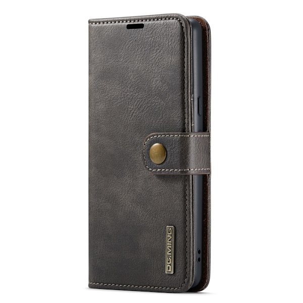 DG MING Google Pixel 7a 2-in-1 magneetti lompakkokotelo - Harmaa Grey