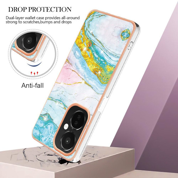 SKALO OnePlus Nord CE 3 Lite 5G Marmor TPU-skal - Motiv 4 multifärg