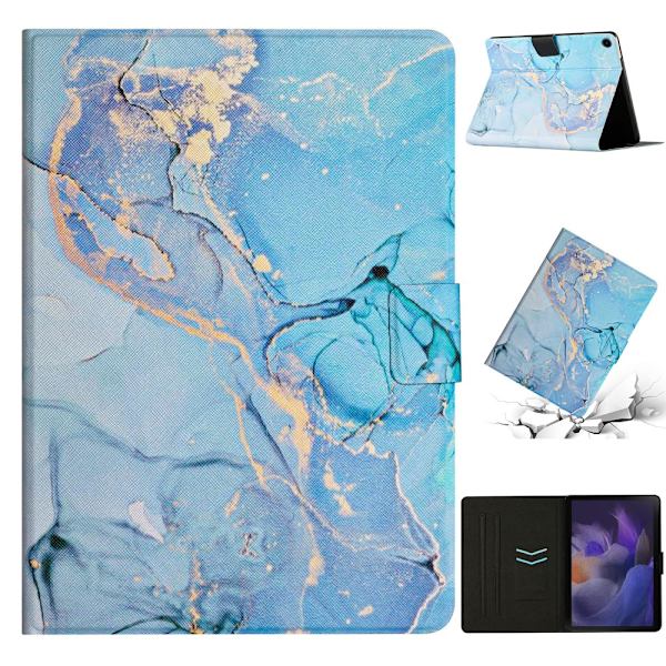 SKALO Samsung Tab A9 Marmorikotelo - Sininen Blue