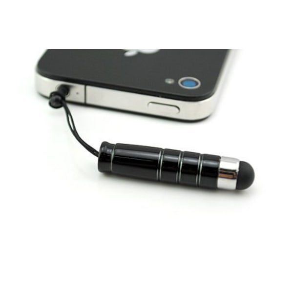 Mini Stylus Pen / Touch Pen matkapuhelimelle ja tabletille - lisää f White