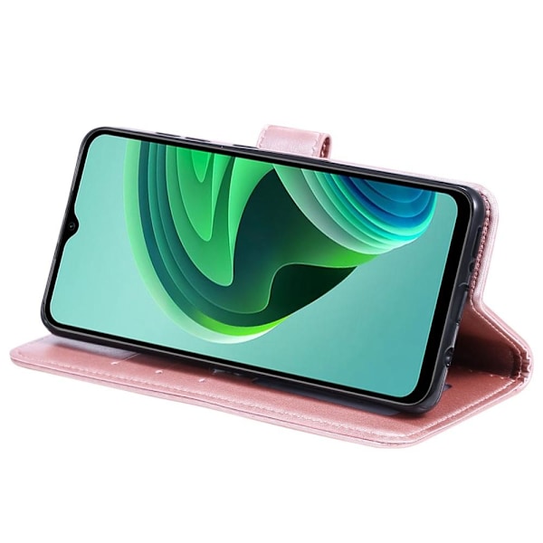 SKALO Xiaomi Redmi 10 5G Mandala Flip Cover - Rosa guld Pink gold