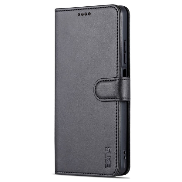 SKALO Xiaomi Redmi Note 12 Pro 5G AZNS Plånboksfodral - Svart Svart