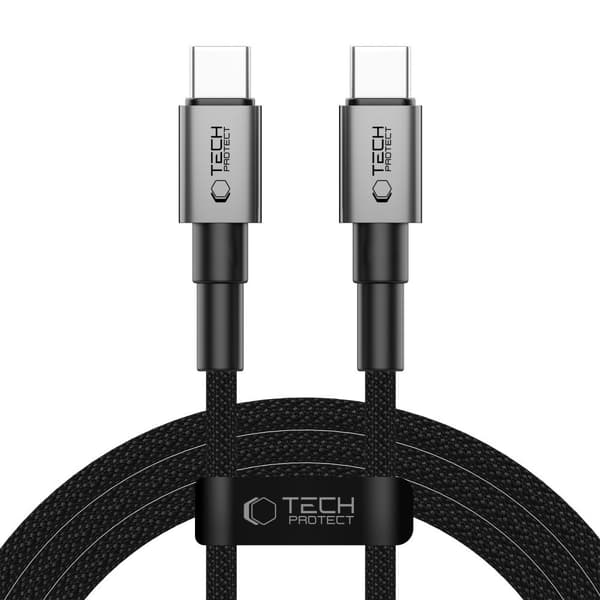 Tech-Protect Ultraboost DNA USB-C-kabel 60W 3A 2m - Iron Grey Grey