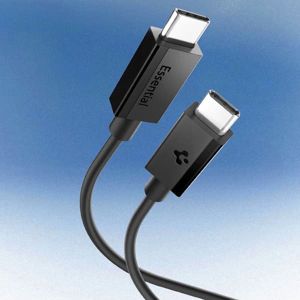 Spigen EB6010CC Essential USB-C-kabel 60W 1m - Sort Black