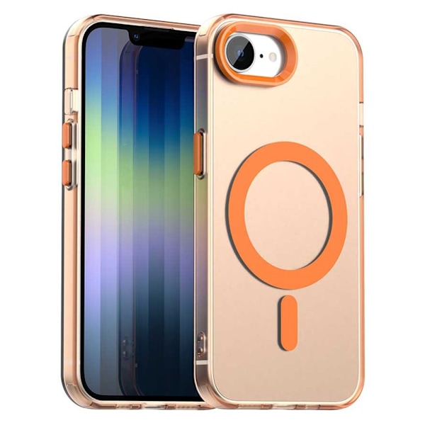 SKALO iPhone 16e Candy Series Hybrid Cover - Orange Orange