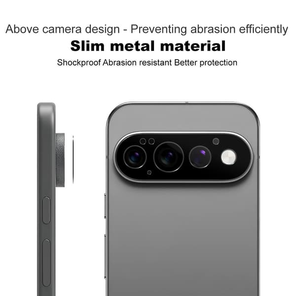 IMAK Kamerabeskyttelse i metal til Google Pixel 11 Pro - Sort Black