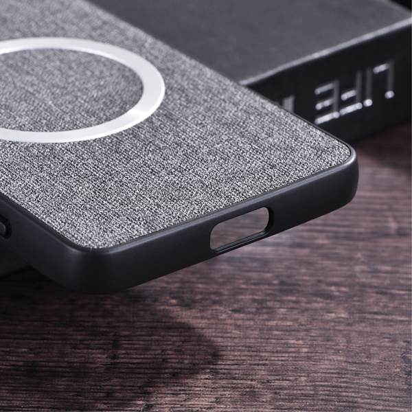 SKALO Sony Xperia 1 VI Hybrid Magnetring Tyg Skal - Svart Svart