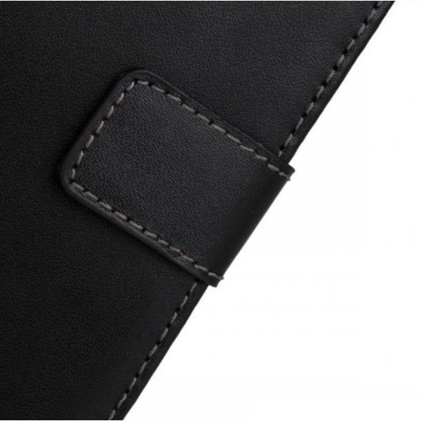 Wallet Case aitoa nahkaa Google Nexus 6 - enemmän värejä Black