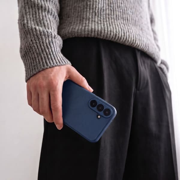 Tech-Protect Smart Wallet Window med kortlomme til Samsung Galaxy S26 FE - Mørkeblå Dark blue
