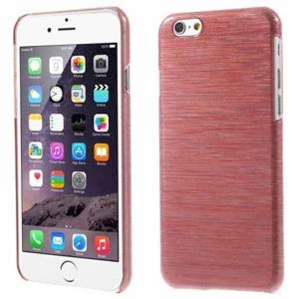 Blankt borstat stål hårdskal iPhone 6/6S Pink