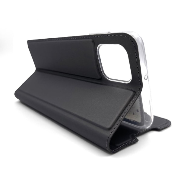 SKALO Samsung A22 5G Plånboksfodral Ultratunn design - Fler färg Mörkgrå