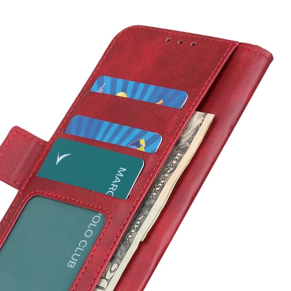 SKALO Google Pixel 8 Pro Premium Wallet Flip Cover - Rød Red