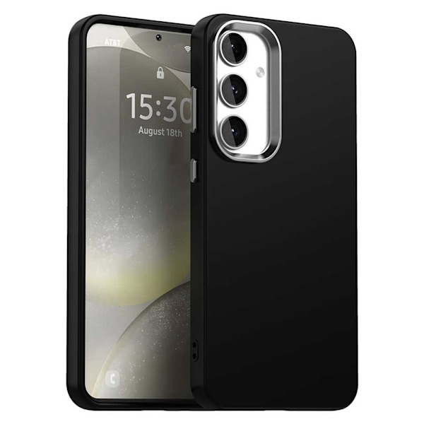 SKALO Samsung S25 Color TPU Metall Skal - Svart Svart