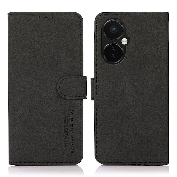 SKALO OnePlus Nord CE 3 Lite 5G KHAZNEH Plånboksfodral i PU-Läder - Svart Svart