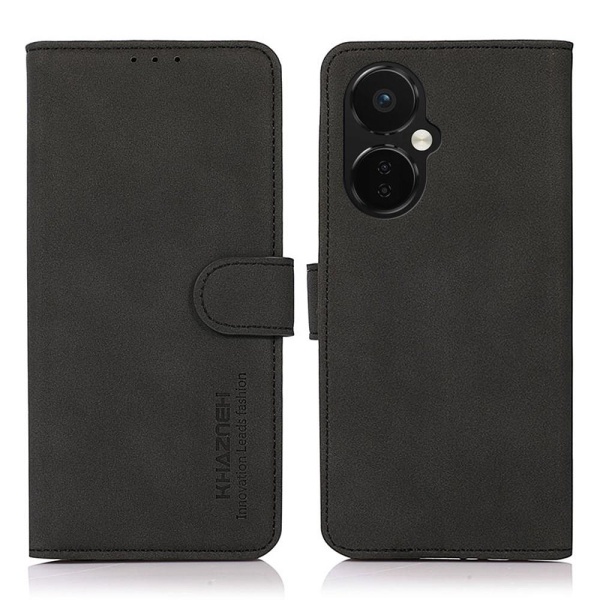 SKALO OnePlus Nord CE 3 Lite 5G KHAZNEH Pungetui i PU-læder - Sort Black