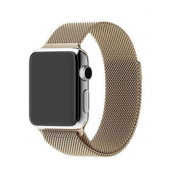 SKALO Milanese Loop Apple Watch SE 44mm - Valitse väri Champagne