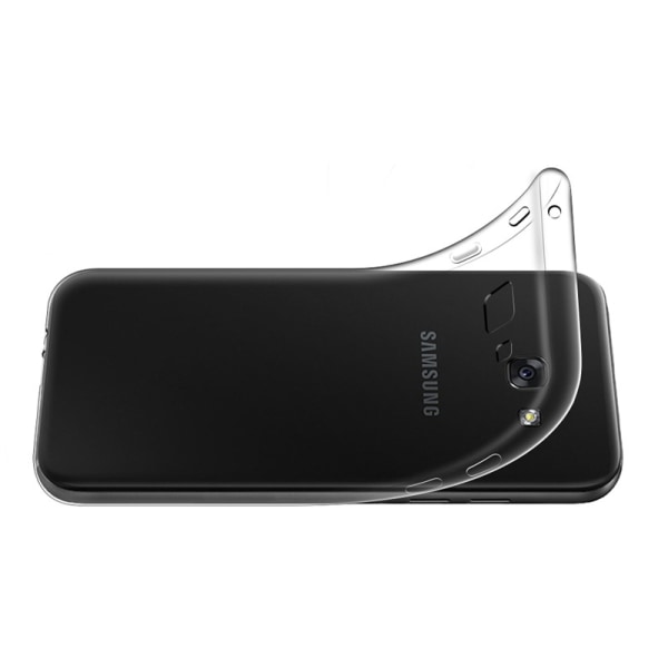 Gennemsigtigt silikone TPU etui til Samsung Galaxy A5 2017 Transparent