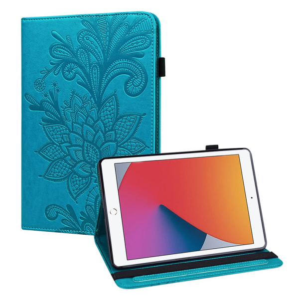 SKALO iPad 10.2 Mandala Suojakotelo - Sininen Blue