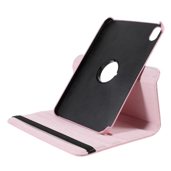 SKALO iPad Mini (2021) 360 Litchi Flip Cover - Pink Pink
